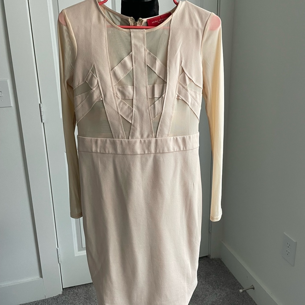 Akira Beige Dress - M